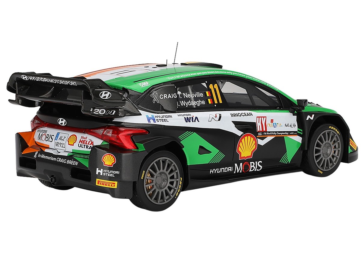 HYUNDAI I20 N RALLY1 #11 WINNER RALLY CROATIA POWER STAGE 1/18 TOP