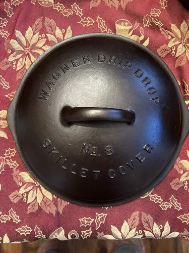 1920's-40's Wagner no. 8 Cast Iron Skillet Cover