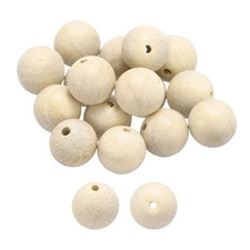 200pcs 10mm Aromatic Wood Round Polished Wooden Loose Beads for Craft