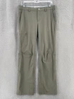 REI Cargo Pants Women's Size 10 Outdoors Hiking Zip Pocket Beige Khaki Tan 11882