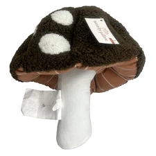 New Target Bullseye's Playground Decorative Brown Mushroom Novelty Throw Pillow