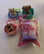 2009 McDonalds Littlest Pet Shop Lot of 4