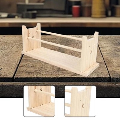 Holz Tischplatte Papierrollenspender Bastelpapierrollenhalter einfache Montage