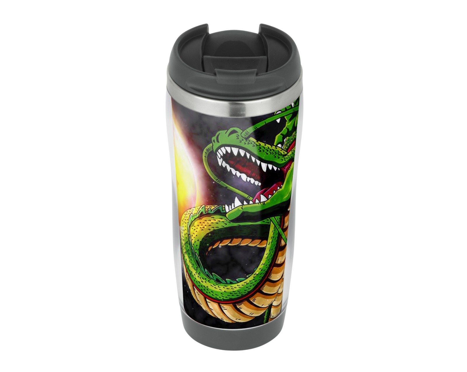 Dragon Ball Z Dragon DBZ - Taza de viaje taza de café de acero inoxidable con aislamiento térmico