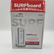 ARRIS Surfboard SB6183 DOCSIS 3.0 Cable Modem 16x4 686Mbps w Box Tested Spectru