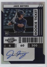 2022 Chronicles Contenders Rookie Ticket Optic Holo Prizm Jake Meyers Auto ms9