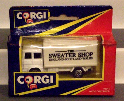 CORGI DIECAST MODEL (IVECO CONTAINER LORRY - SWEATER SHOP) BOXED/MODEL MINT