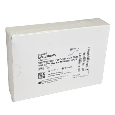 Applied Biosystems 384-Well Spectral Calibration Plate w/ ABY Dye qPCR A24736