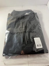 New Vineyard Vines Performance Clubhouse QuarterZip Men’s Large Jet Black $150
