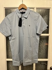 New Tommy Hilfiger Men’s Short Sleeve Polo Shirt – Sky Blue – Size Small (S)