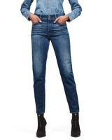 G-Star Damen Jeans, 3301 High Straight 90'S Ankle, Blau Faded Cobalt, W26 L32