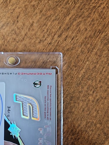 2002 Upper Deck SPx - Flashback Fabrics Jersey Auto #106 Paul Pierce (AU, MEM) - Picture 3 of 10