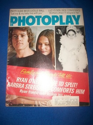 Photoplay May 1971 Ryan O'Neal Barbra Streisand Jane Fonda David Cassidy Elvis