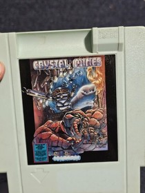 Crystal Mines (Nintendo, 1989) NES CIB but printed manual