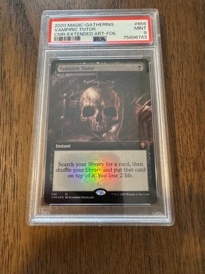 Magic the Gathering MTG Commander Legends Vampiric Tutor Extended PSA 9 Graded