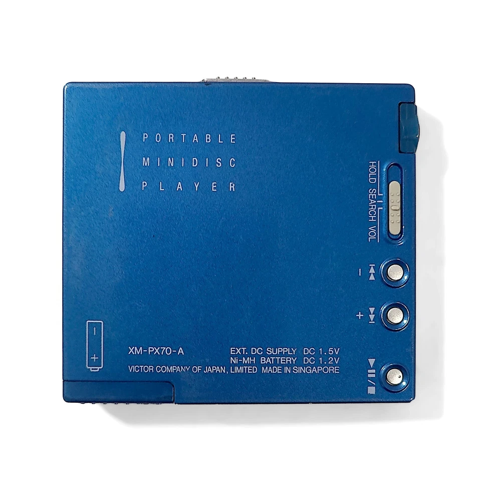 Victor JVC XM-PX70-A MiniDisc Player + Remote & Battery Case Tested Working MD - Image 4 of 4