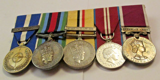 Royal Logistics Corp British Army Five Medals Three Named See Details Below