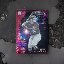 2022 Panini Chronicles - Titan Juan Yepez #15 Pink Pulsar Prizm (RC)