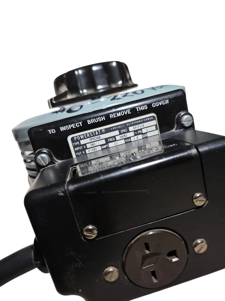 Staco Energy Products 3PN236B STACO Variable Autotransformer 0-240V 50/60Hz - Image 2 of 3