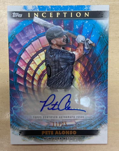 Pete Alonso #CPA-PA 2024 Topps Inception Charged Particles Autograph card