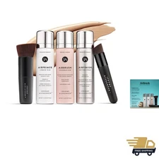 Magic Minerals AirBrush Foundation System by - Complete 5pc Spray Makeup Set ...