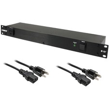 Furman M-8x2 Merit Series 8 Outlet Power Conditioner Surge Protector Bundle