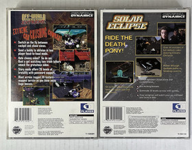 Off-World Interceptor Extreme & Solar Eclipse Sega Saturn Crystal Dynamics LOT