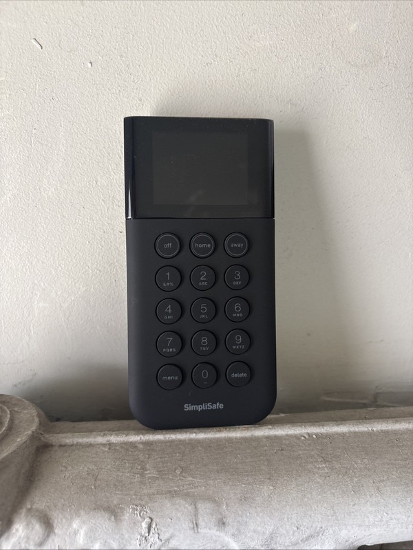 SimpliSafe Home Security System Wireless Security Keypad KP3W SSKP3 -Black Color