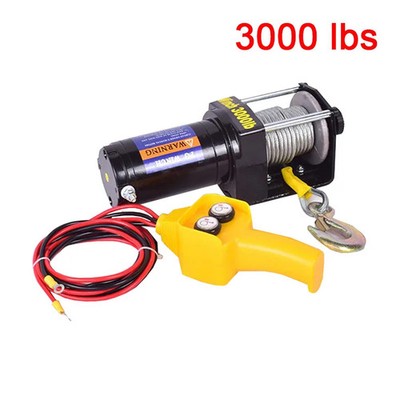 Electric Winch 12V/24V Vehicle-mounted Small Crane Winch for Off-road Vehicles