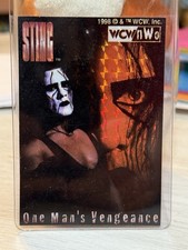 WCW NWO Sting Sticker Pro Wrestling Vending Machine WWF AEW NWA 90s Vintage 1998