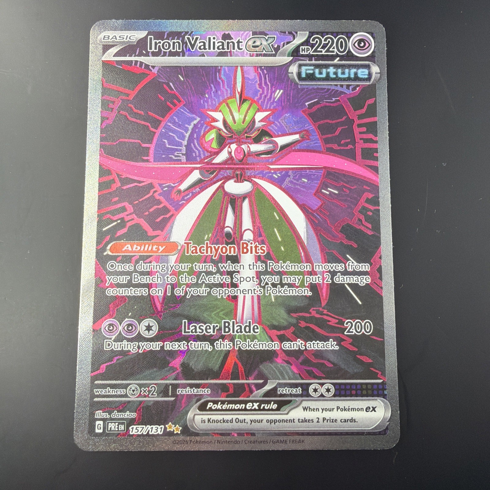 Iron Valiant ex - 157/1 Prismatic Evolutions (Pokemon) Special Illustration Rare