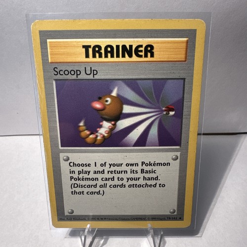 1999 Pokemon Scoop Up 78/102 Shadowless Base Set Rare WOTC MP
