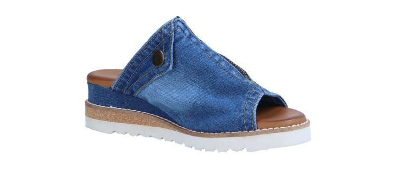 APL Anna Ros Ciabatta Donna Woman Slippers Jeans (Blu) 5534.0092