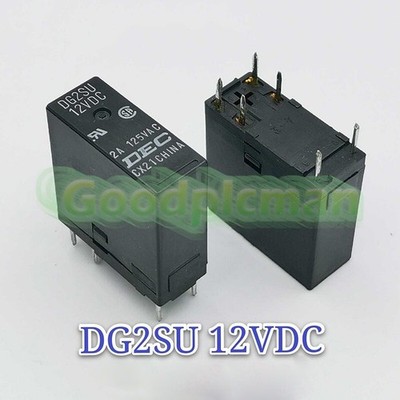 1Pc DEC DG2SU 12VDC  Power Relay 6Pins 2A 125VAC *bn