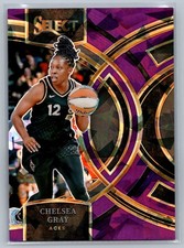 Chelsea Gray 2024 Panini Select WNBA Prizm Purple Ice /149 #138