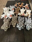 Ty Beanie Babies Cat Lot of 14 with 10 With Tags Retired Vintage