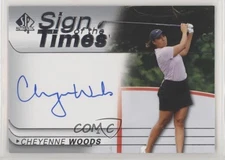 2021 SP Authentic Sign of the Times Cheyenne Woods #SOTT-CW Auto