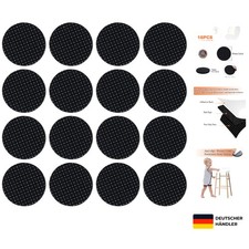 Selbstklebende Rutschstopper für Möbel - 16 Stück, gummiert, vielseitig, schü...