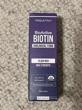 Triquetra Biotin Premium Liquid Supplement 10000mcg Healthy Hair, Skin & Nails