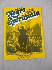 Album of Negro Spirituals Vocal Piano Songbook J Rosamond Johnson 1984 Music