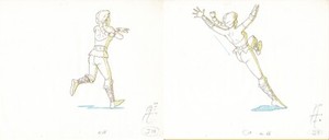 2 Conan The Adventurer Jezmine Prod Animation Cel Drawings Sunbow 1992-3 5n13