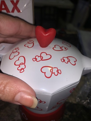 Estufa Top Cafetera Cubana Cafetera Espresso 3 Tazas Red Hearts Cafe Cafetera Cubana - Imagen 5 de 7