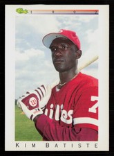 1992 Classic I Kim Batiste #T10 Philadelphia Phillies Baseball Card