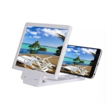 3D Mobile Phone Screen Magnifier HD Video Amplifier Smartphone Stand Bracket US