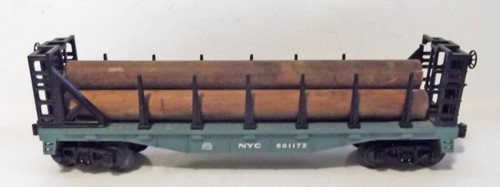 Lionel O Gauge Bulkhead Flatcar #6348-25 With Metal Brakewheel - Brand New