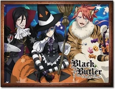 Black Butler Book of Circus Halloween/ NEW throw blanket from G.E. Animation