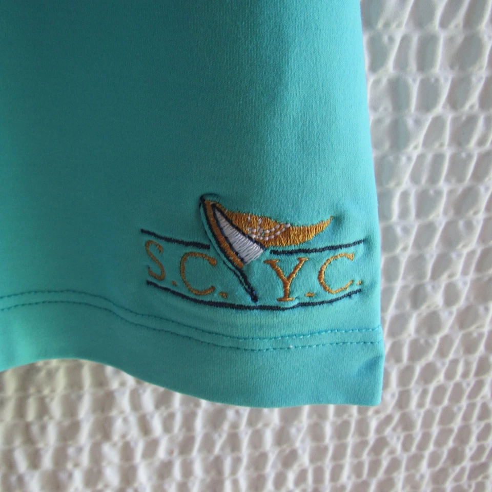 Sujetador sin mangas azul aguamarina M Meryl nailon tela premium LBH Premium SC Yacht Club Foto 3 de 4