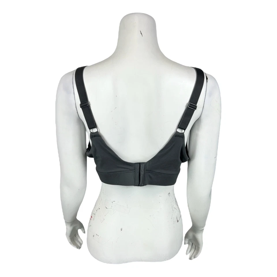 Sujetador para mujer Breezies cepillado sin aros suavizante lateral liso medianoche talla 38D Foto 2 de 2