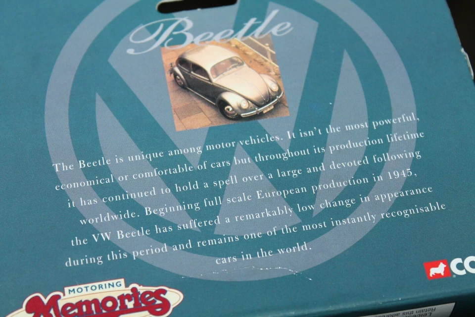 CORGI VOLKSWAGEN VW BEETLE DIE-CAST MODEL CAR Brand New In Original Box #67901 - Image 4 of 4