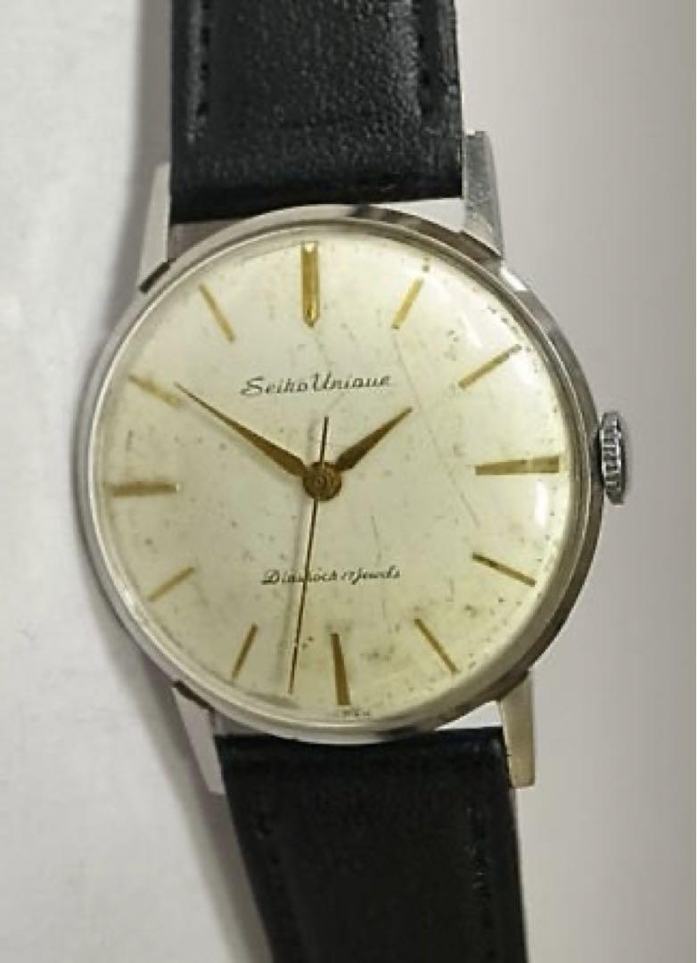 Seiko Unique Overhaul Vintage 1962 Manual Winding Mens Watch
